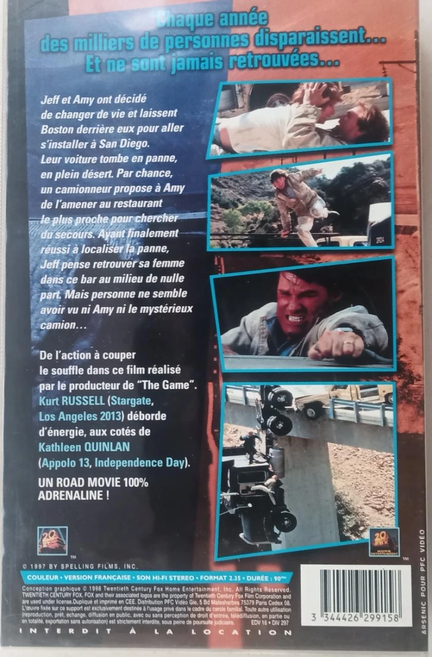VHS Breakdown – Point of Rupture – Kurt Russell – vintage video cassette – photo 4